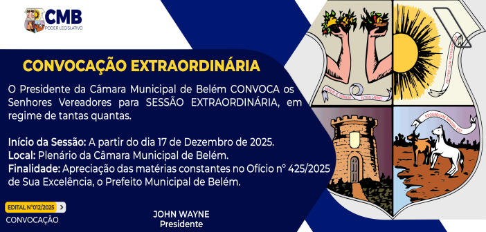 Convocação extraordinária